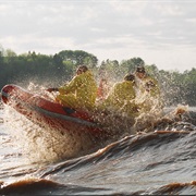 Tidal Bore Rafting in Nova Scotia, Canada