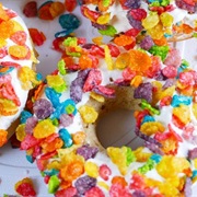 Fruity Pebble Donuts