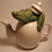 Croc in the Pot Teapot