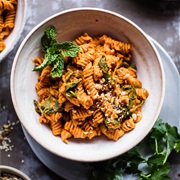 Pasta With Red Lentil Sauce