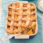 Pecan-Peach Cobbler
