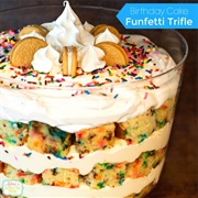 Birthday Cake Funfetti Trifle