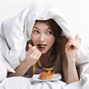 Eating in Bed