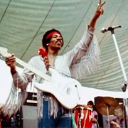 Jimi Hendrix Plays at Woodstock