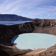 Öskjuvatn and Viti Lakes