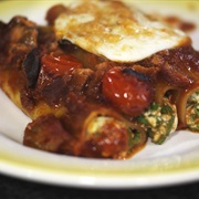 Canneloni Met Ricotta En Spinazie