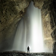 Gaping Gill Waterfall, England