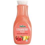 Peach and Strawberry Juice