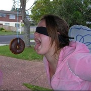 Blindfold Doughnut Eating
