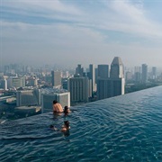 To Swim in a Singapore Swimming Pool on the Roof