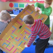 Hughe Card Board Maze