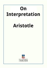 On Interpretation (Aristotle)