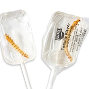 Tequila Worm Lollipops