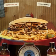 Papa Bob's BBQ: Multi-Meat Sandwich and 1.5 Lb Fries in 45 Min