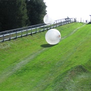 Zorbing in New Zealand