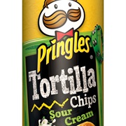 Tortilla Sour Cream Flavour Pringles