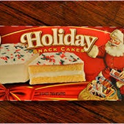 Vanilla Christmas Snack Cakes