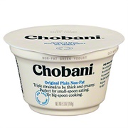 Chobani Plain Non-Fat Greek