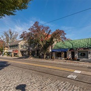 Germantown Avenue (Cobblestone Street) - Chestnut Hill, Pennsylvania