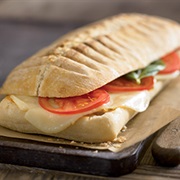 Mozzarella and Tomao Panini