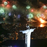 Firework in Rio De Janeiro