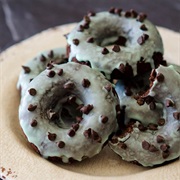 Mint Chocolate Chip Donuts