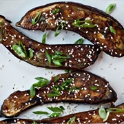 Aubergine Et Caton (Roasted Eggplant)