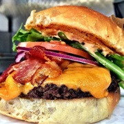 Burgers at Congress Beer House