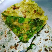 Mattar Paratha