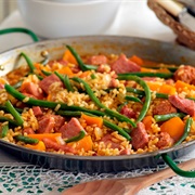 Sausage and Gammon Paella