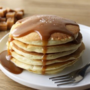 Salted Caramel Pancakes