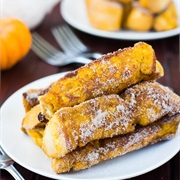 Churro Pumpkin French Toast Sticks