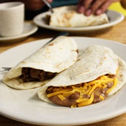 Bean and Cheese Tacos