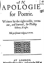 An Apology for Poetry