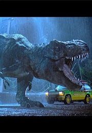 The T-Rex in Jurassic Park (1993)