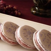 Boysenberry Buttercream Macarons