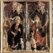 Michael Pacher: Altarpiece of the Church Fathers (1484) Alte Pinakothek, Munich