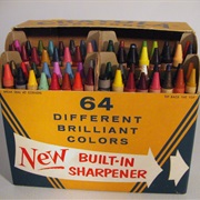 Crayola 64 Pack With the Built in Sharpener