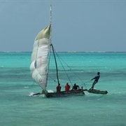 Snorkeling and Relaxing at Jambiani Beach on Sansibar, Tansania