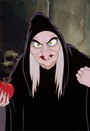 The Evil Queen as the Old Hag in Snow White and the Seven Dwarfs (1937)