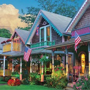 Enjoy the Spectacle of the Oak Bluff Gingerbread Houses on Martha's Vineyard