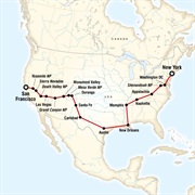 Coast to Coast Across the USA
