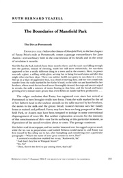 The Boundaries of Mansfield Park (Ruth Bernard Yeazell)