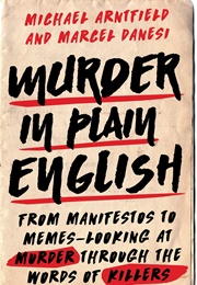 Murder in Plain English (Michael Arntfield, Marcel Danesi)