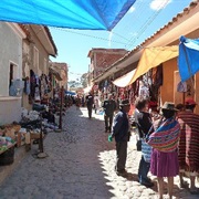Visiting Tribal Market in Tarabuco Near Sucre, Bolivia