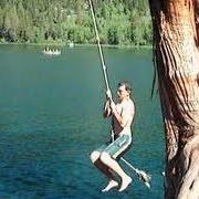 Swinging off a Rope