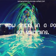 Have a Glowing Pool Party