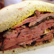 Pastrami Sandwich From Katz's Delicatessan
