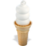 Soggy Dairy Queen Ice Cream Cone