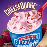 Strawberry Cheesequake Blizzard
